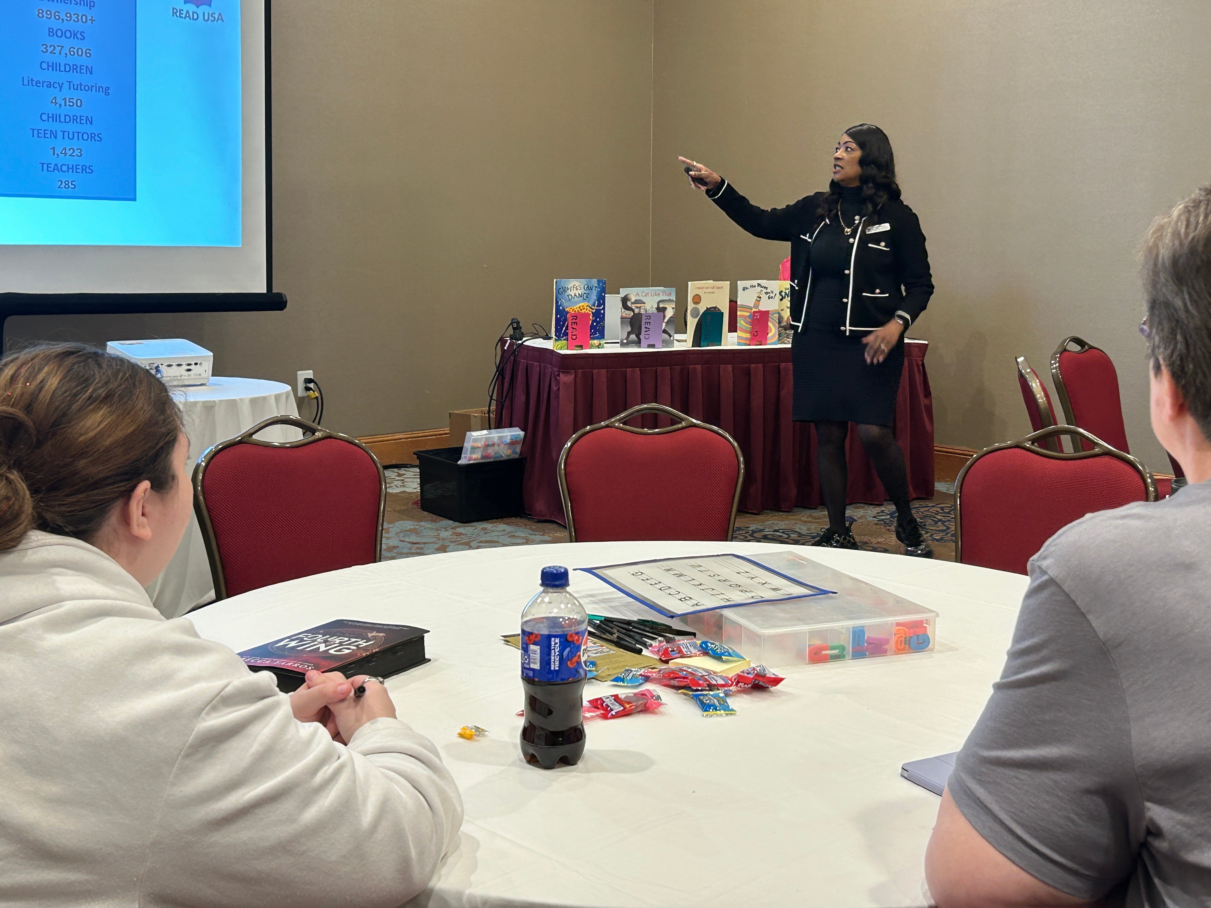 Judy Howard leading a session