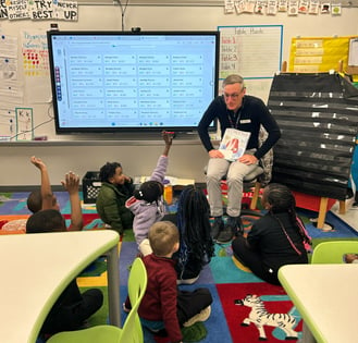 Real Men Read event at Rutledge Pearson Elementary 